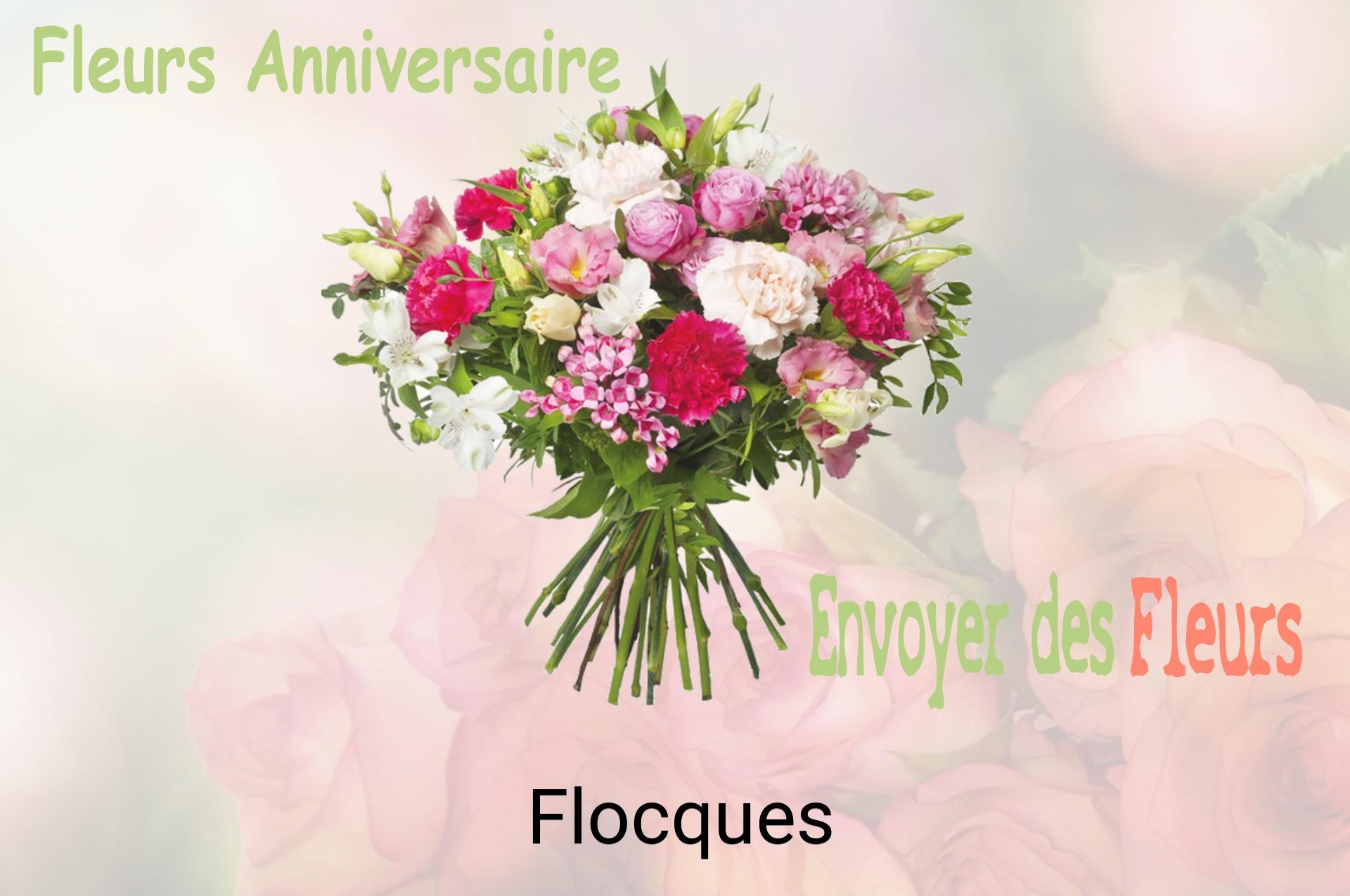 Bouquet de fleurs d’anniversaire livré à Flocques